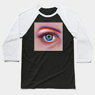 Blue Eye Painting Baseball T-Shirt